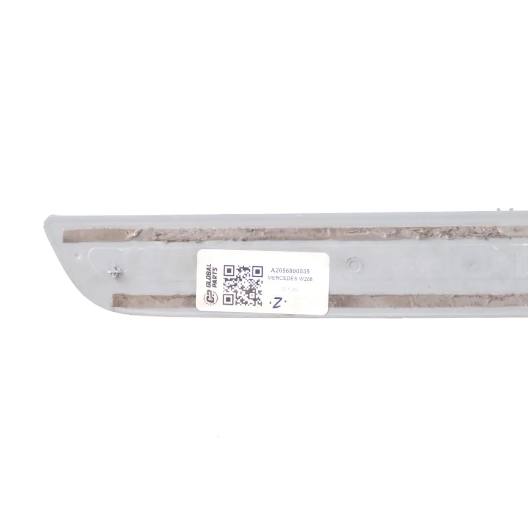 Mercedes W205 W213 W253 W293 Porta anteriore cromata Piastra calcio - SKU A2056800035 - Numero di parte A2056800035