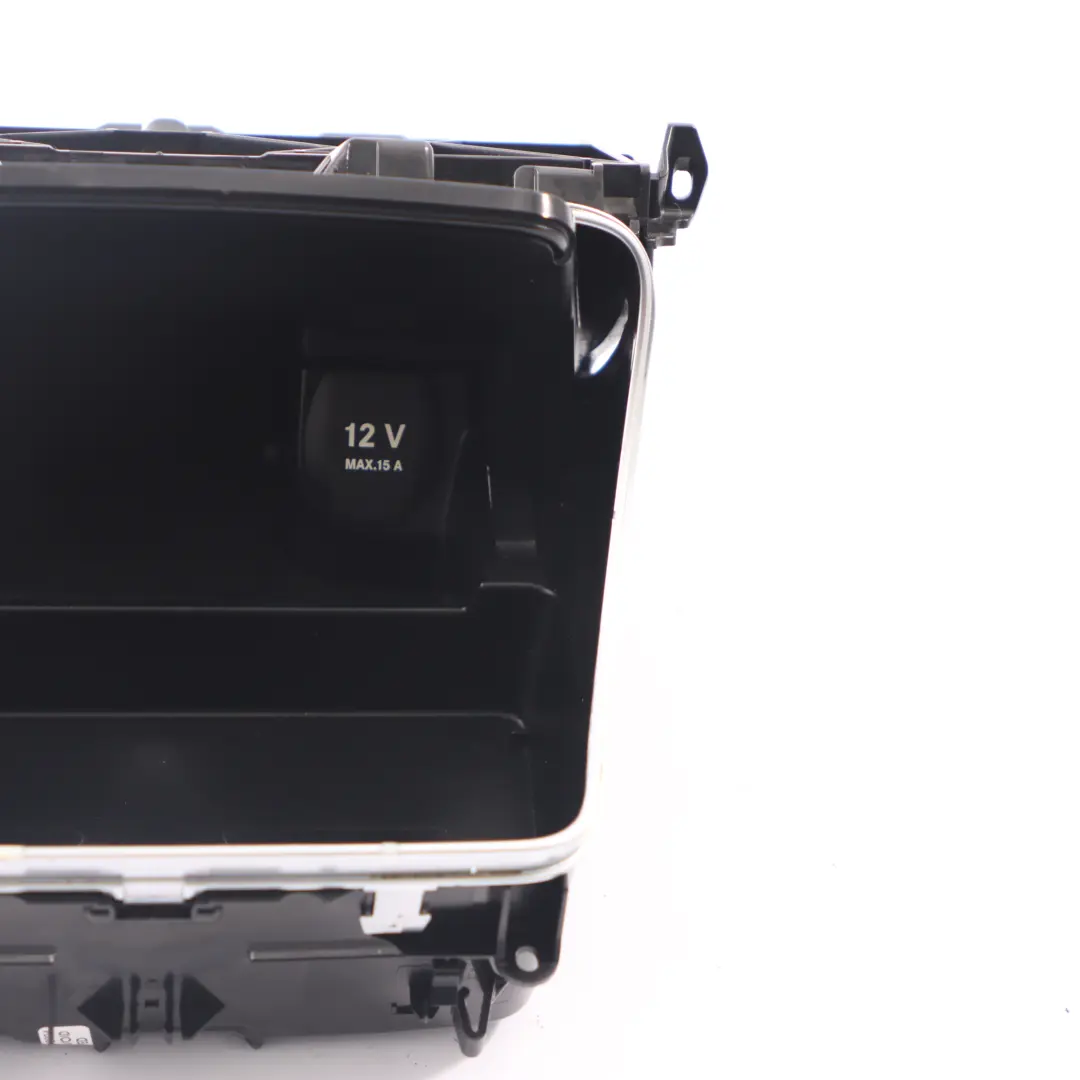 Mercedes W205 Interior Centre Console Storage Tray Panel Black Gloss - SKU A2056800210 - Part number A2056800210
