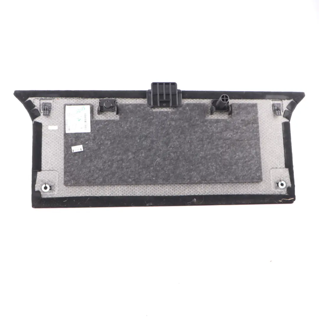 Mercedes S205 Boot Trunk Front Cover Floor Carpet Panel Trim Black - SKU A2056800506 - Part number A2056800506