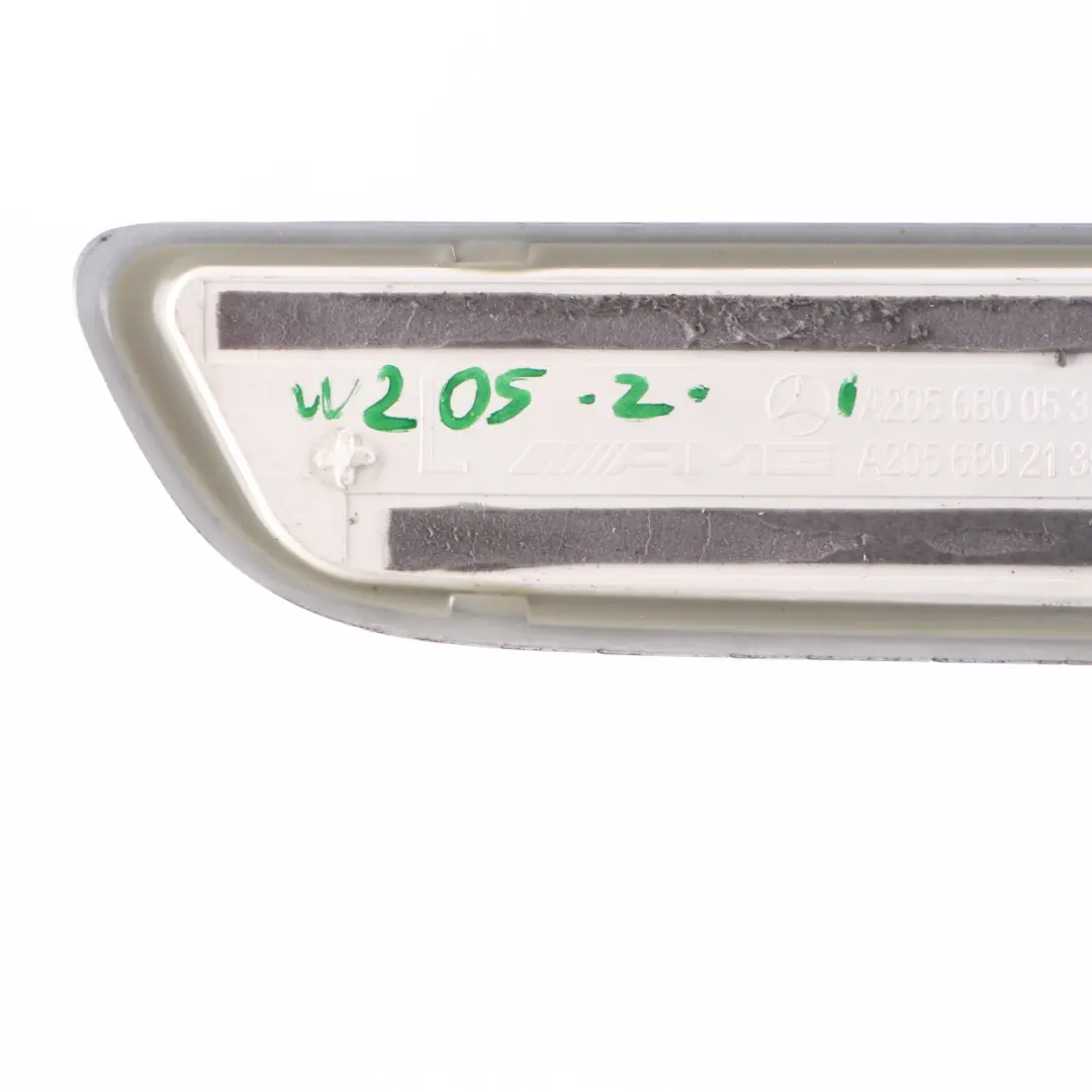 Mercedes W205 Entrance Cover Trim Front Left N/S Step Plate Sill - SKU A2056800535 - Part number A2056800535