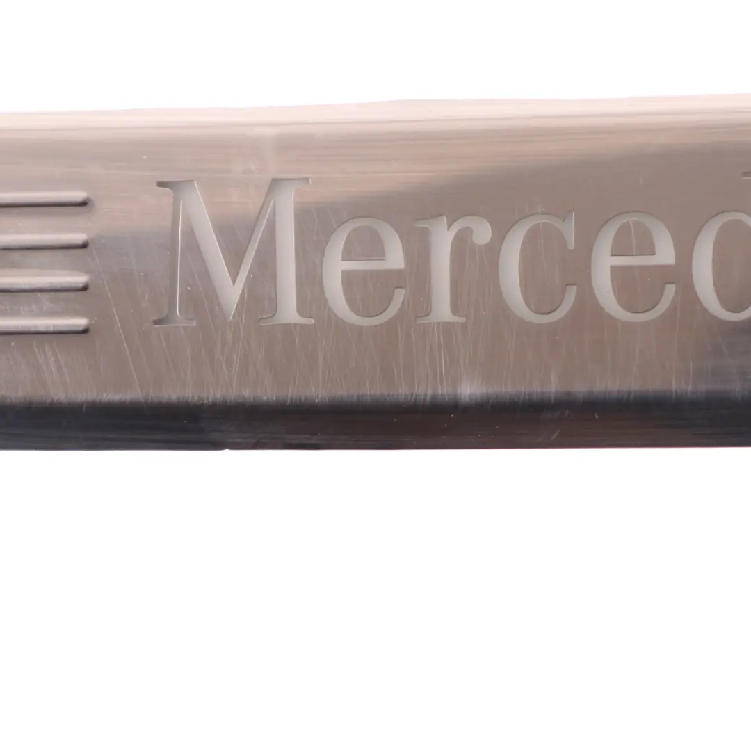 Mercedes W205 Entrance Cover Trim Front Right O/S Step Plate Sill - SKU A2056800735 - Part number A2056800735