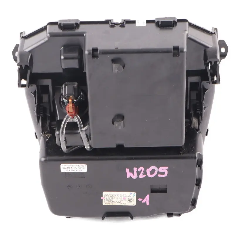Mercedes W205 Console Centrale Cendrier Avant Rangement Noir - SKU A2056801005-1 - Numéro de pièce A2056801005