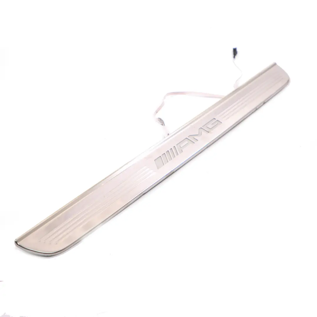 Front Entrance Left Right Cover Trim Iluminated Door Sill to Mercedes C238 AMG with Part number A2056802806 Mercedes C238 AMG Front Entrance Left Right Cover Trim Iluminated Door Sill - SKU A2056802806-1 - Part number A2056802806