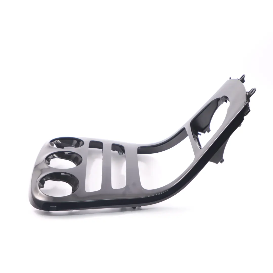 Mercedes W205 Panneau de console centrale en bois de frêne noir à pores ouverts - SKU A2056805107 - Numéro de pièce A2056805107