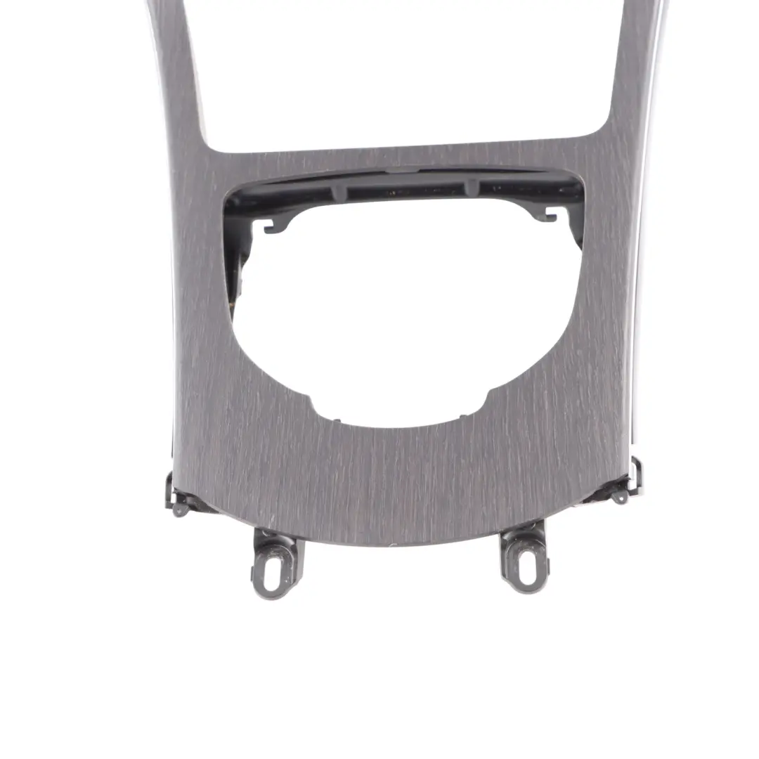 Mercedes C205 Centre Console Panel Trim Cover Black Pore Oak wood - SKU A2056807506 - Part number A2056807506