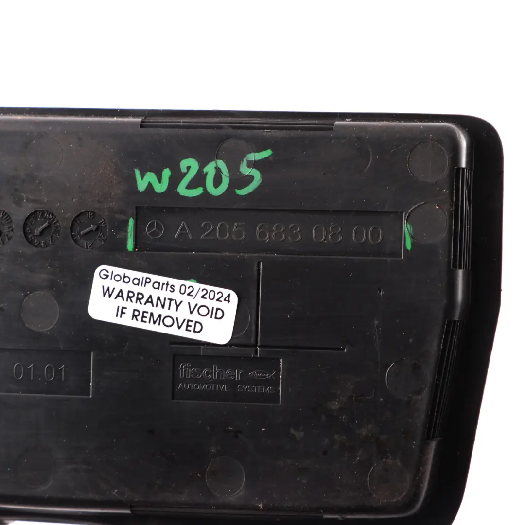 Mercedes W205 Console Portabicchieri Inserto gomma Tappetino - SKU A2056830800 - Numero di parte A2056830800