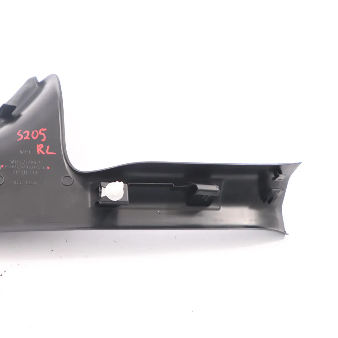  Abdeckung Mercedes S205 Hintertür Links Inneneingang Verkleidung Schwarz - SKU A2056860136 - Teilenummer A2056860136