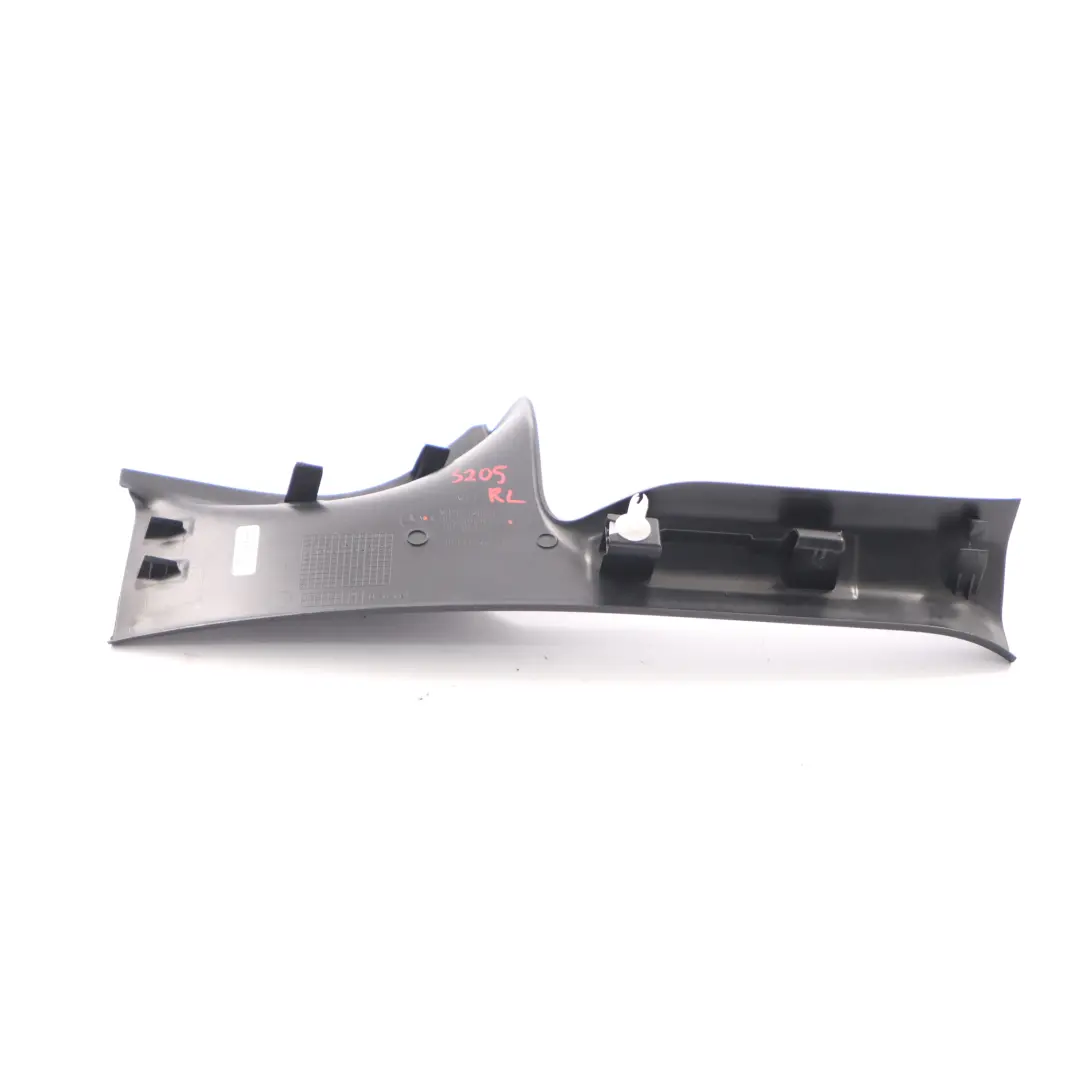  Abdeckung Mercedes S205 Hintertür Links Inneneingang Verkleidung Schwarz - SKU A2056860136 - Teilenummer A2056860136