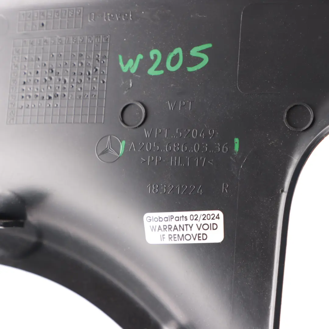 Osłona Listwa Progu Prawy Tył do Mercedes W205 o numerze A2056860336 Mercedes W205 Osłona Listwa Progu Prawy Tył - SKU A2056860336 - Numer Części A2056860336