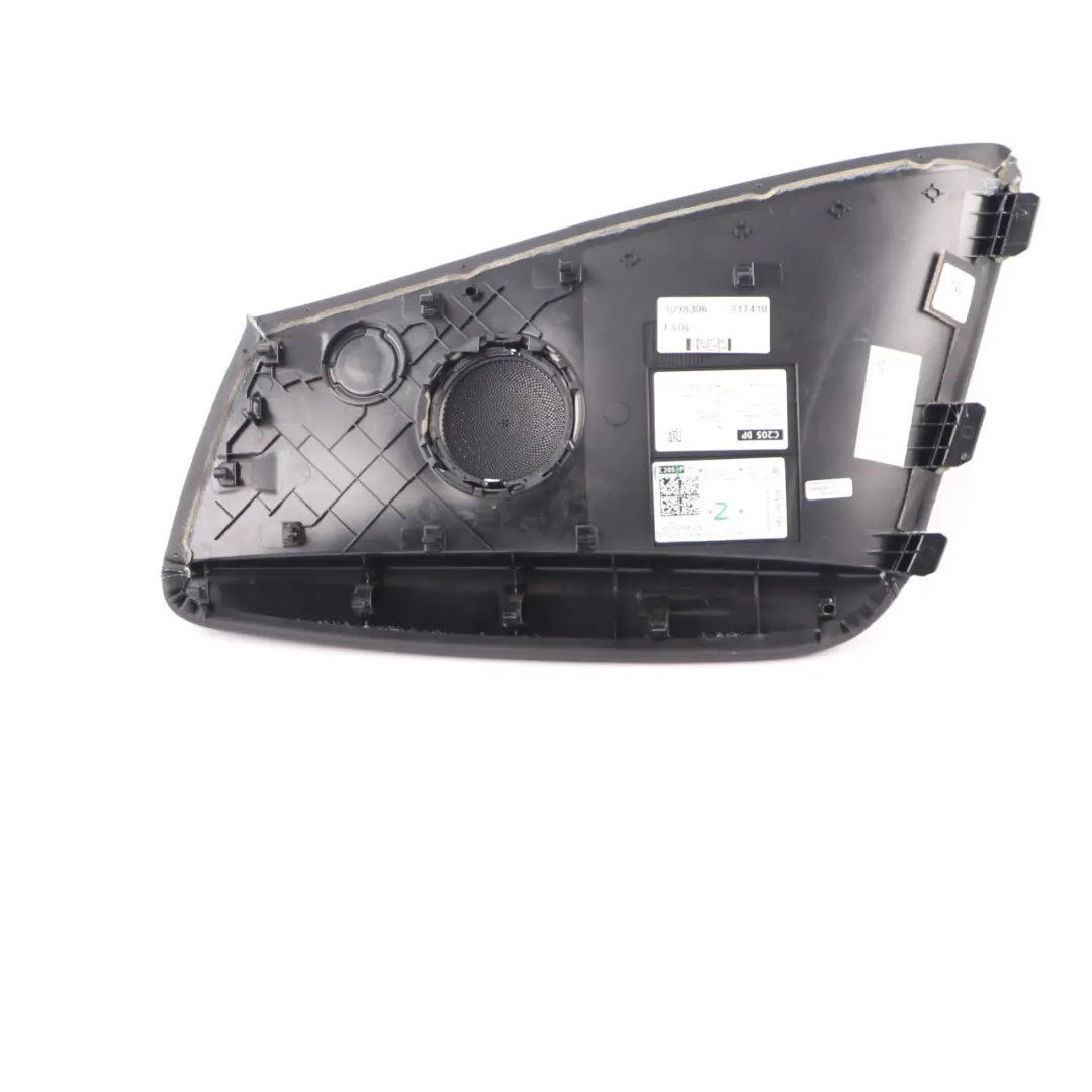  Hintere Seitliche Verkleidung Mercedes C205 Links Platte Abdeckung Leder Schwarz - SKU A2056900302 - Teilenummer A2056900302