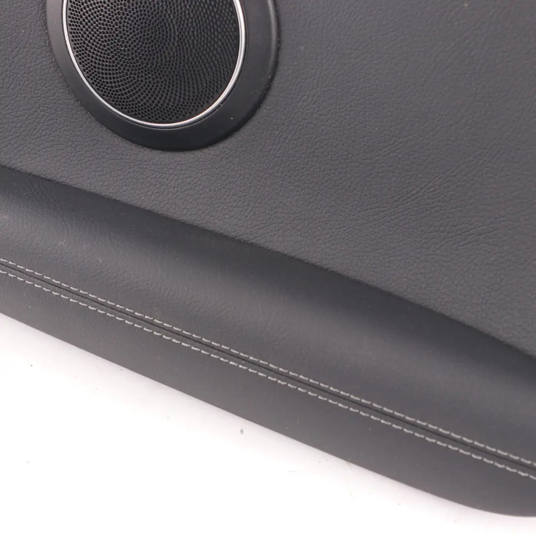 Speaker Cover Rear Right O/S Trim Black Leather to Mercedes C205 with Part number A2056900402 Mercedes C205 Speaker Cover Rear Right O/S Trim Black Leather - SKU A2056900402 - Part number A2056900402
