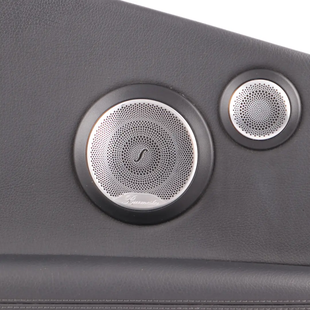 Lateral Trim Panel Mercedes C205 Rear Left N/S Lateral Side Cover Leather Black to with Part number A2056900502 Lateral Trim Panel Mercedes C205 Rear Left N/S Lateral Side Cover Leather Black - SKU A2056900502 - Part number A2056900502