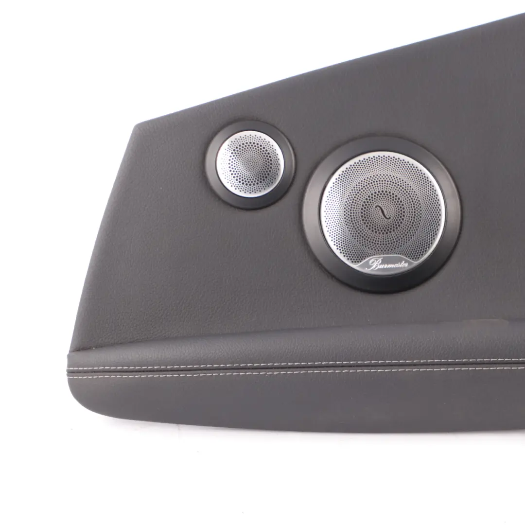 Lateral Trim Panel Mercedes C205 Rear Right O/S Lateral Side Cover Leather Black to with Part number A2056900602 Lateral Trim Panel Mercedes C205 Rear Right O/S Lateral Side Cover Leather Black - SKU A2056900602 - Part number A2056900602