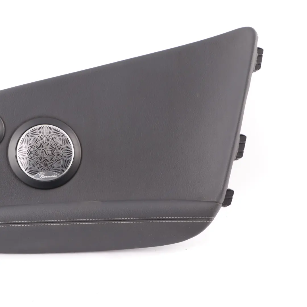 Lateral Trim Panel Mercedes C205 Rear Right O/S Lateral Side Cover Leather Black to with Part number A2056900602 Lateral Trim Panel Mercedes C205 Rear Right O/S Lateral Side Cover Leather Black - SKU A2056900602 - Part number A2056900602