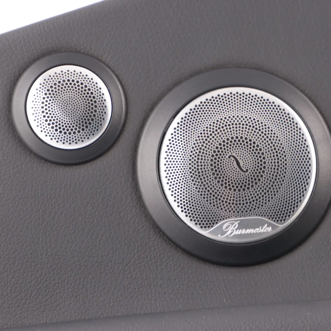 Lateral Trim Panel Mercedes C205 Rear Right O/S Lateral Side Cover Leather Black to with Part number A2056900602 Lateral Trim Panel Mercedes C205 Rear Right O/S Lateral Side Cover Leather Black - SKU A2056900602 - Part number A2056900602