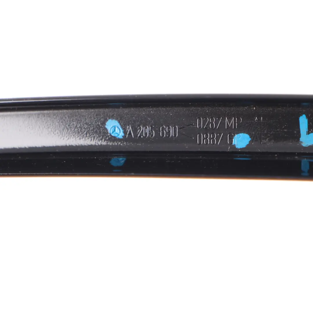 Outer B Pillar Front Door Right O/S Molding Trim to Mercedes W205 with Part number A2056900887 Mercedes W205 Outer B Pillar Front Door Right O/S Molding Trim - SKU A2056900887 - Part number A2056900887