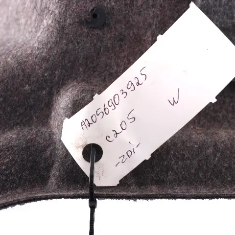 Mercedes C205 Boot Trunk Trim Rear Left N/S Lateral Cover Panel - SKU A2056903925 - Part number A2056903925