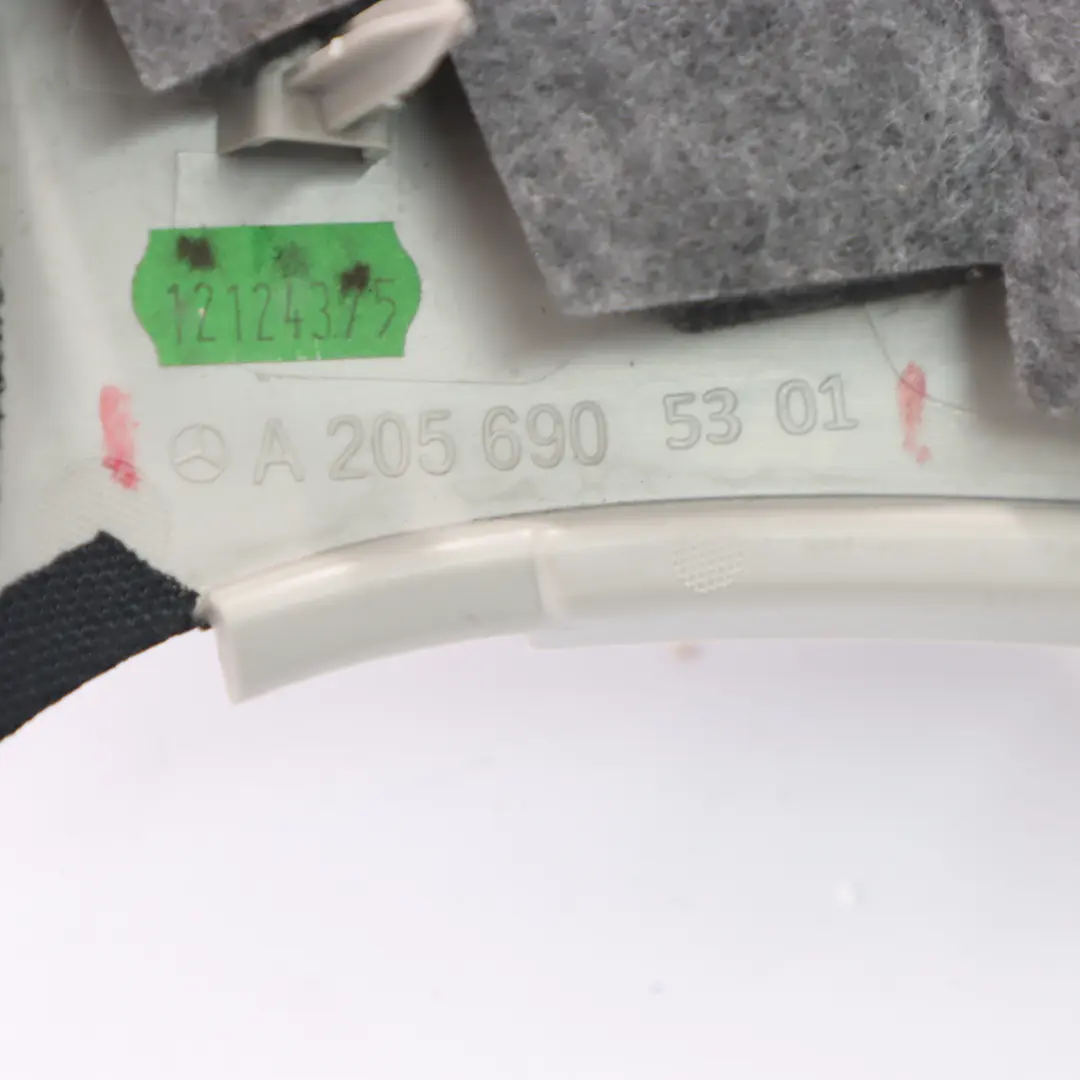 Verkleidung Abdeckung C-Säule Links Innen Schwarz für Mercedes W205 mit Teilenummer A2056905301 Mercedes W205 Verkleidung Abdeckung C-Säule Links Innen Schwarz - SKU A2056905301 - Teilenummer A2056905301