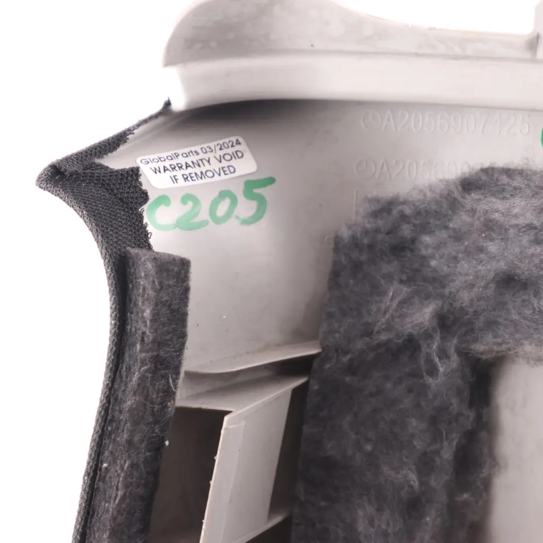 Pillar Trim Right O/S to Mercedes C205 B with Part number A2056907425 Mercedes C205 B Pillar Trim Right O/S - SKU A2056907425 - Part number A2056907425