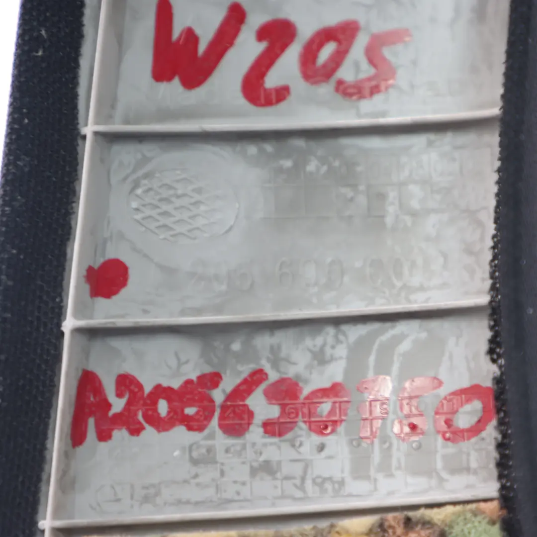 Trim Interior Pillar A Upper Left N/S Cover Black to Mercedes W205 with Part number A2056907504 Mercedes W205 Trim Interior Pillar A Upper Left N/S Cover Black - SKU A2056907504 - Part number A2056907504