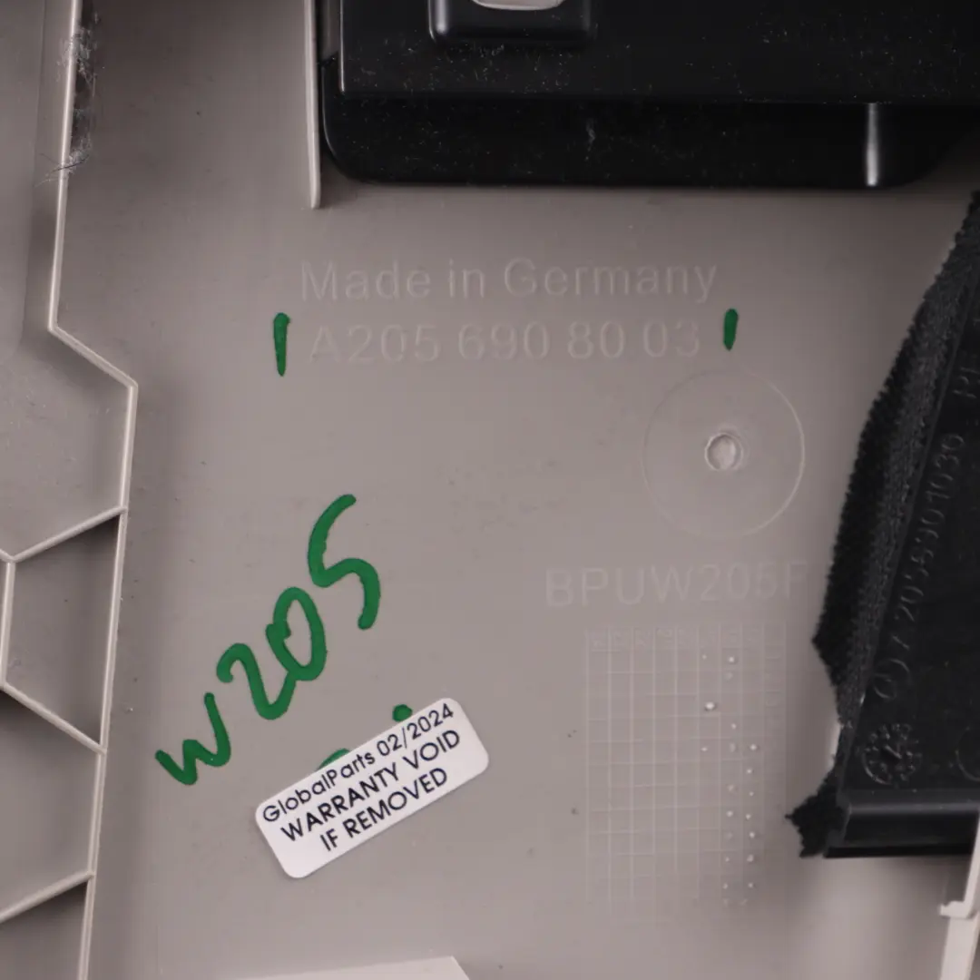Mercedes W205 Zierleiste B Säule Oben Rechts Abdeckung Schwarz - SKU A2056908003 - Teilenummer A2056908003
