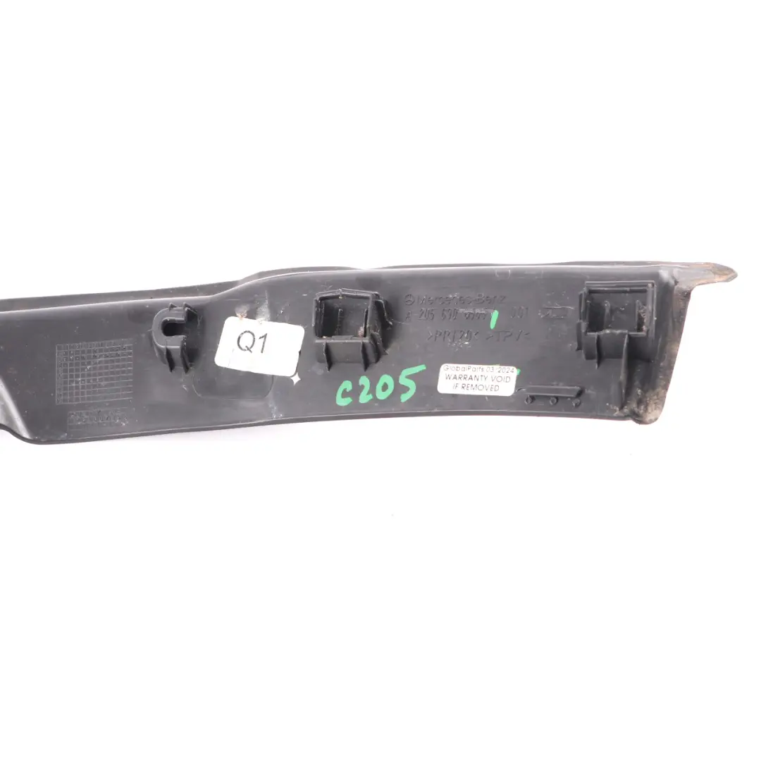  Trunk Trim Mercedes C205 Boot Lid Water Drip Left N/S Lining - SKU A2056908505 - Part number A2056908505