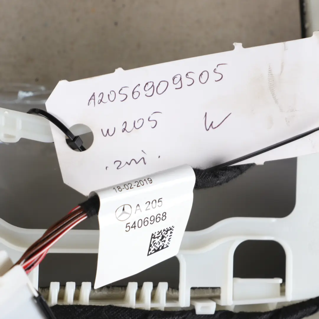 Roof Headlining Mercedes W205 C-Class Headliner Lining Black to with Part number A2056909505 Roof Headlining Mercedes W205 C-Class Headliner Lining Black - SKU A2056909505 - Part number A2056909505