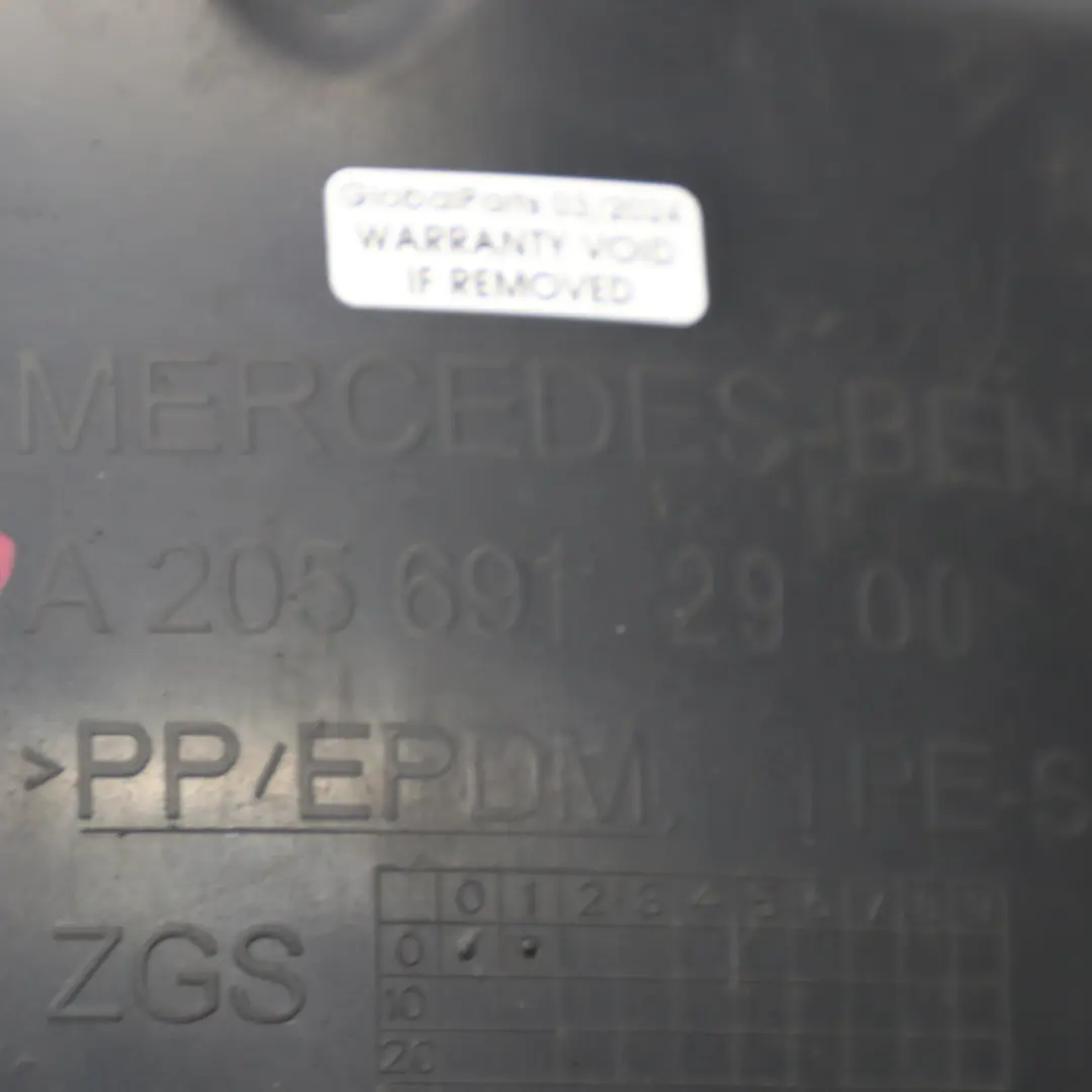 Passaruota Mercedes W205 Anteriore Sinistra sezione posteriore per con numero di parte A2056912900 Passaruota Mercedes W205 Anteriore Sinistra sezione posteriore - SKU A2056912900 - Numero di parte A2056912900