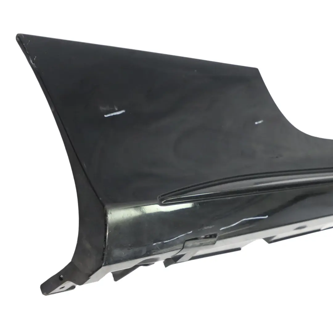 Mercedes C205 Side Skirt AMG Right O/S Door Sill Cover Obsidian Black - 197 - SKU A2056980200-OB - Part number A2056980200