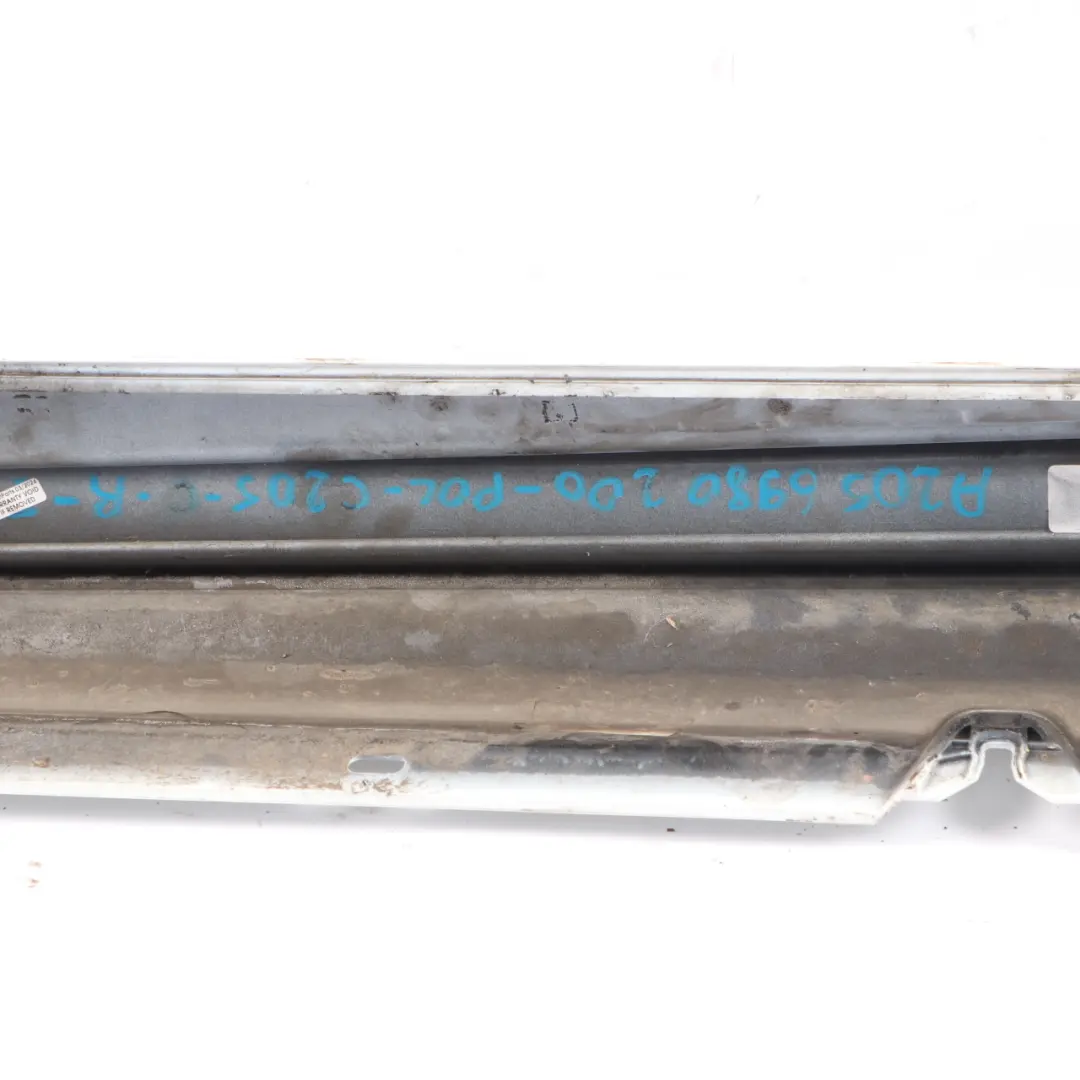 Side Skirt AMG Right O/S Door Sill Cover Polar White - 149 to Mercedes C205 with Part number A2056980200 Mercedes C205 Side Skirt AMG Right O/S Door Sill Cover Polar White - 149 - SKU A2056980200-POL - Part number A2056980200