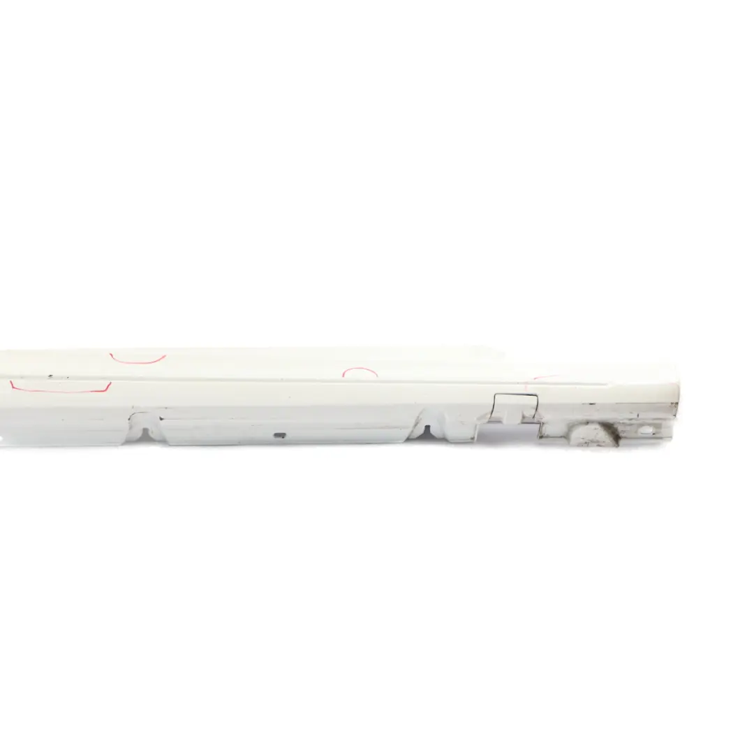 Mercedes C205 Side Skirt AMG Right O/S Door Sill Cover Polar White - 149 - SKU A2056980200-POL - Part number A2056980200