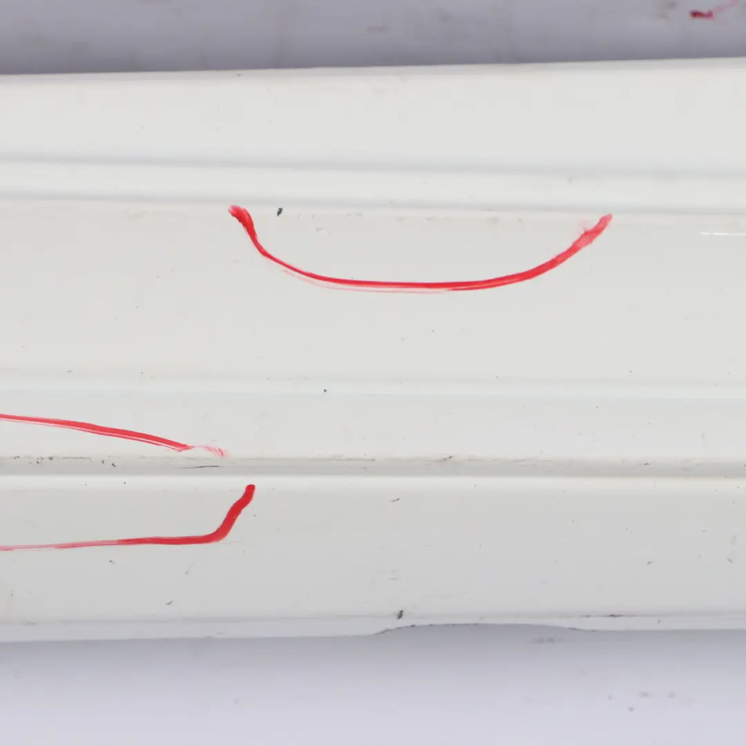 Mercedes C205 Side Skirt AMG Right O/S Door Sill Cover Polar White - 149 - SKU A2056980200-POL - Part number A2056980200