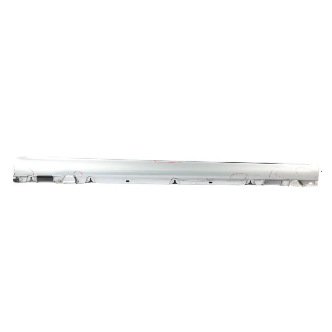 Side Skirt Right O/S Door Sill Cover Iridium Silver Metallic - 775 to Mercedes W205 with Part number A2056980454 Mercedes W205 Side Skirt Right O/S Door Sill Cover Iridium Silver Metallic - 775 - SKU A2056980454-IRS - Part number A2056980454