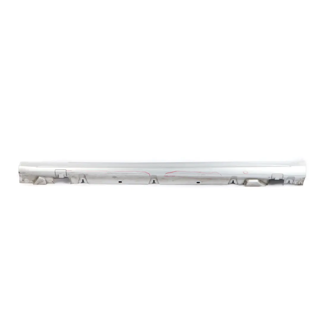 Side Skirt Left N/S Door Sill Cover Iridium Silver Metallic - 775 to Mercedes W205 with Part number A2056981354 Mercedes W205 Side Skirt Left N/S Door Sill Cover Iridium Silver Metallic - 775 - SKU A2056981354-IRS - Part number A2056981354