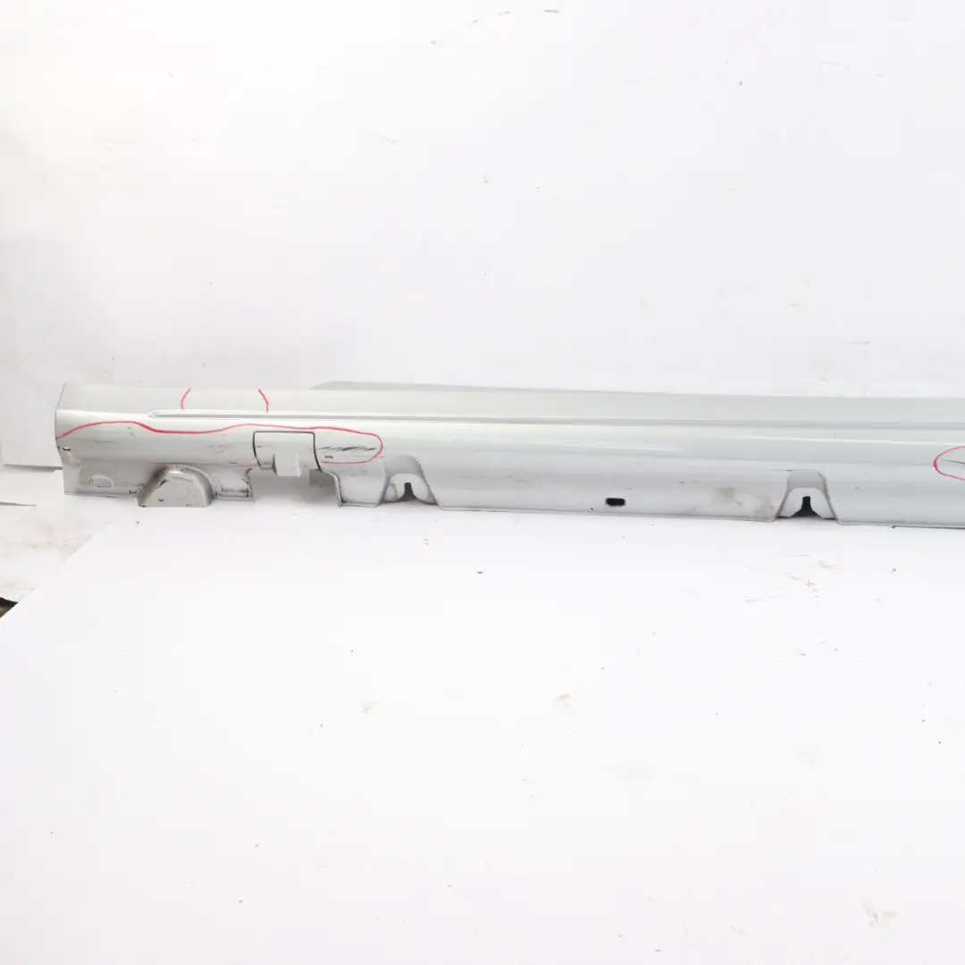 Side Skirt Left N/S Door Sill Cover Iridium Silver Metallic - 775 to Mercedes W205 with Part number A2056981354 Mercedes W205 Side Skirt Left N/S Door Sill Cover Iridium Silver Metallic - 775 - SKU A2056981354-IRS1 - Part number A2056981354