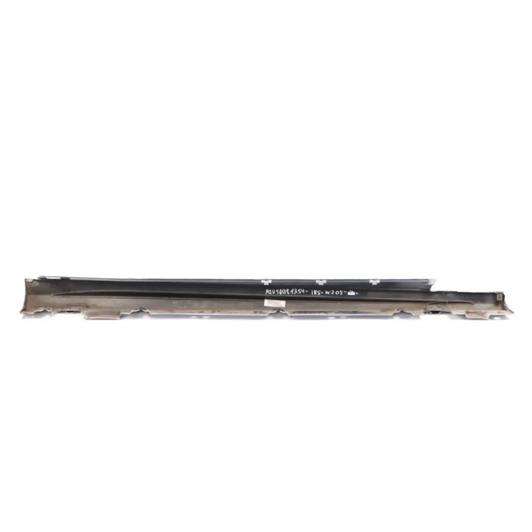 Mercedes W205 Side Skirt Left N/S Door Sill Cover Iridium Silver Metallic - 775 - SKU A2056981354-IRS1 - Part number A2056981354
