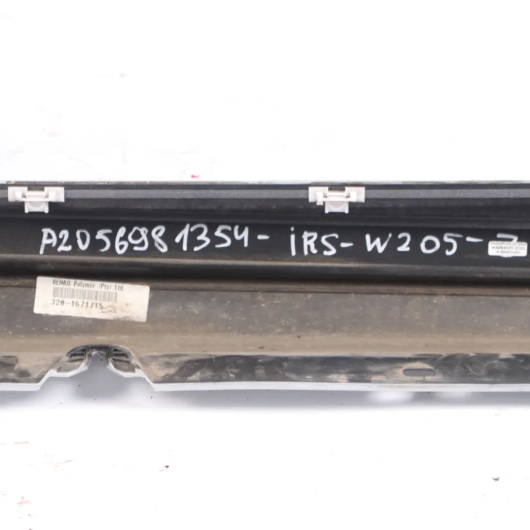 Side Skirt Left N/S Door Sill Cover Iridium Silver Metallic - 775 to Mercedes W205 with Part number A2056981354 Mercedes W205 Side Skirt Left N/S Door Sill Cover Iridium Silver Metallic - 775 - SKU A2056981354-IRS1 - Part number A2056981354