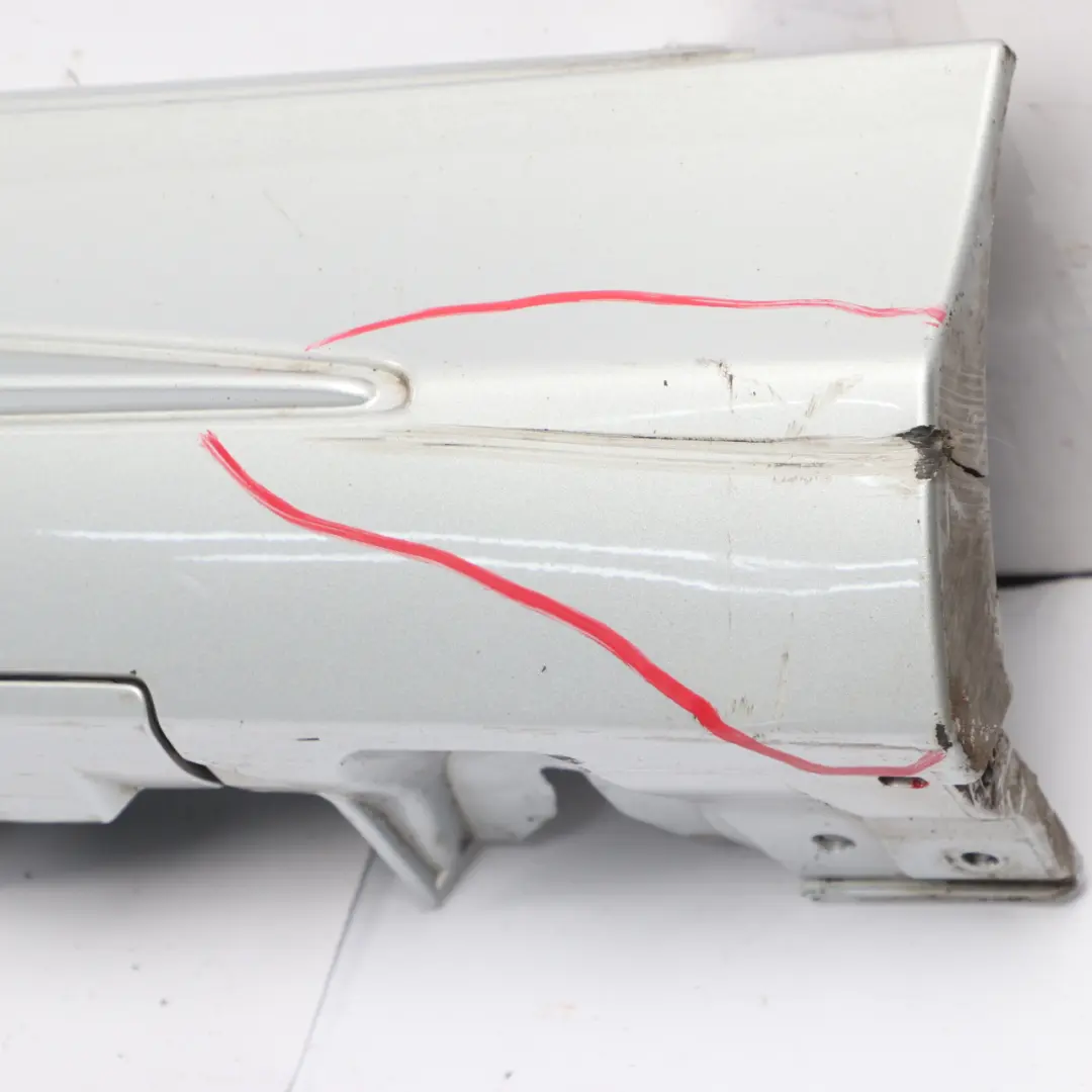 Side Skirt Left N/S Door Sill Cover Iridium Silver Metallic - 775 to Mercedes W205 with Part number A2056981354 Mercedes W205 Side Skirt Left N/S Door Sill Cover Iridium Silver Metallic - 775 - SKU A2056981354-IRS1 - Part number A2056981354