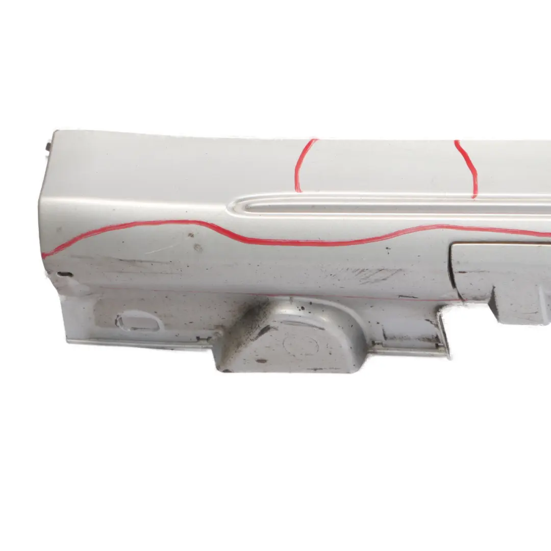 Side Skirt Left N/S Door Sill Cover Iridium Silver Metallic - 775 to Mercedes W205 with Part number A2056981354 Mercedes W205 Side Skirt Left N/S Door Sill Cover Iridium Silver Metallic - 775 - SKU A2056981354-IRS1 - Part number A2056981354