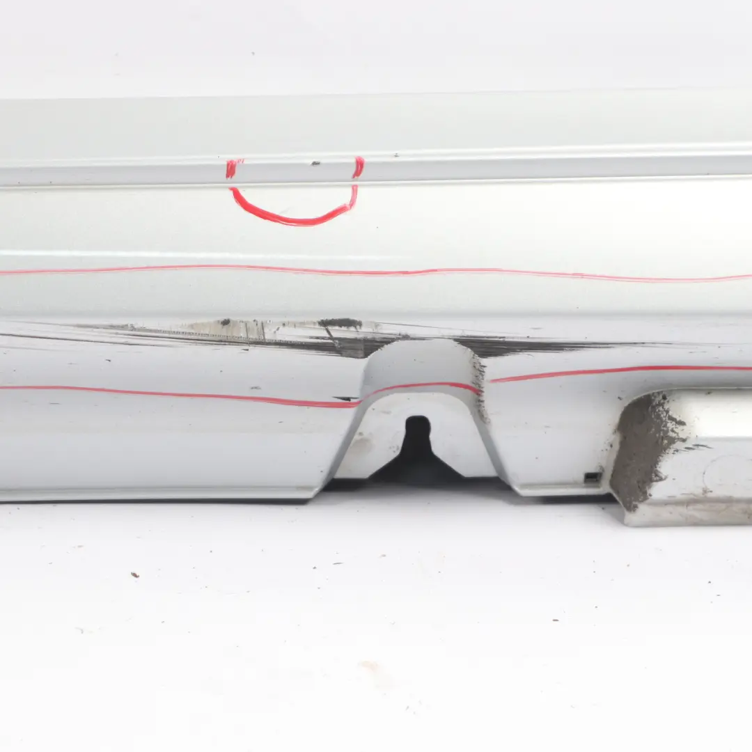 Side Skirt Left N/S Door Sill Cover Iridium Silver Metallic - 775 to Mercedes W205 with Part number A2056981354 Mercedes W205 Side Skirt Left N/S Door Sill Cover Iridium Silver Metallic - 775 - SKU A2056981354-IRS1 - Part number A2056981354