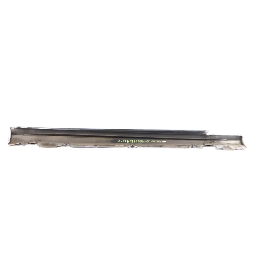 Side Skirt Left N/S Door Sill Cover Iridium Silver Metallic - 775 to Mercedes W205 with Part number A2056981354 Mercedes W205 Side Skirt Left N/S Door Sill Cover Iridium Silver Metallic - 775 - SKU A2056981354-IRS - Part number A2056981354