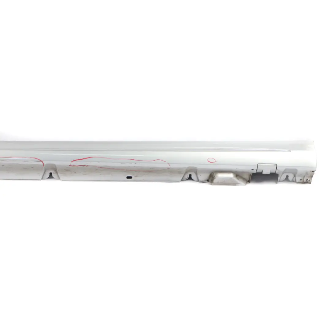 Mercedes W205 Side Skirt Left N/S Door Sill Cover Iridium Silver Metallic - 775 - SKU A2056981354-IRS - Part number A2056981354