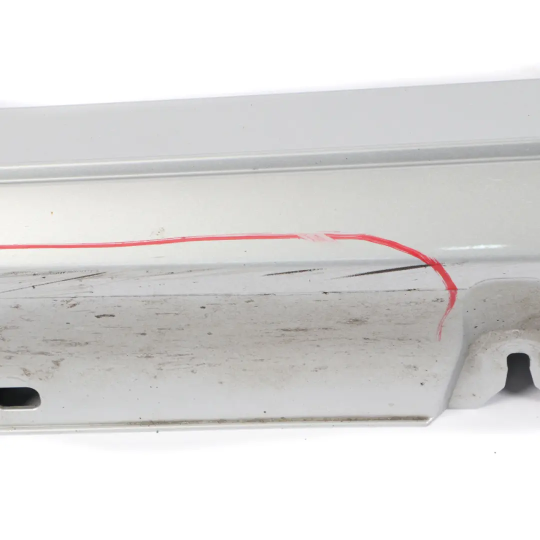 Side Skirt Left N/S Door Sill Cover Iridium Silver Metallic - 775 to Mercedes W205 with Part number A2056981354 Mercedes W205 Side Skirt Left N/S Door Sill Cover Iridium Silver Metallic - 775 - SKU A2056981354-IRS - Part number A2056981354