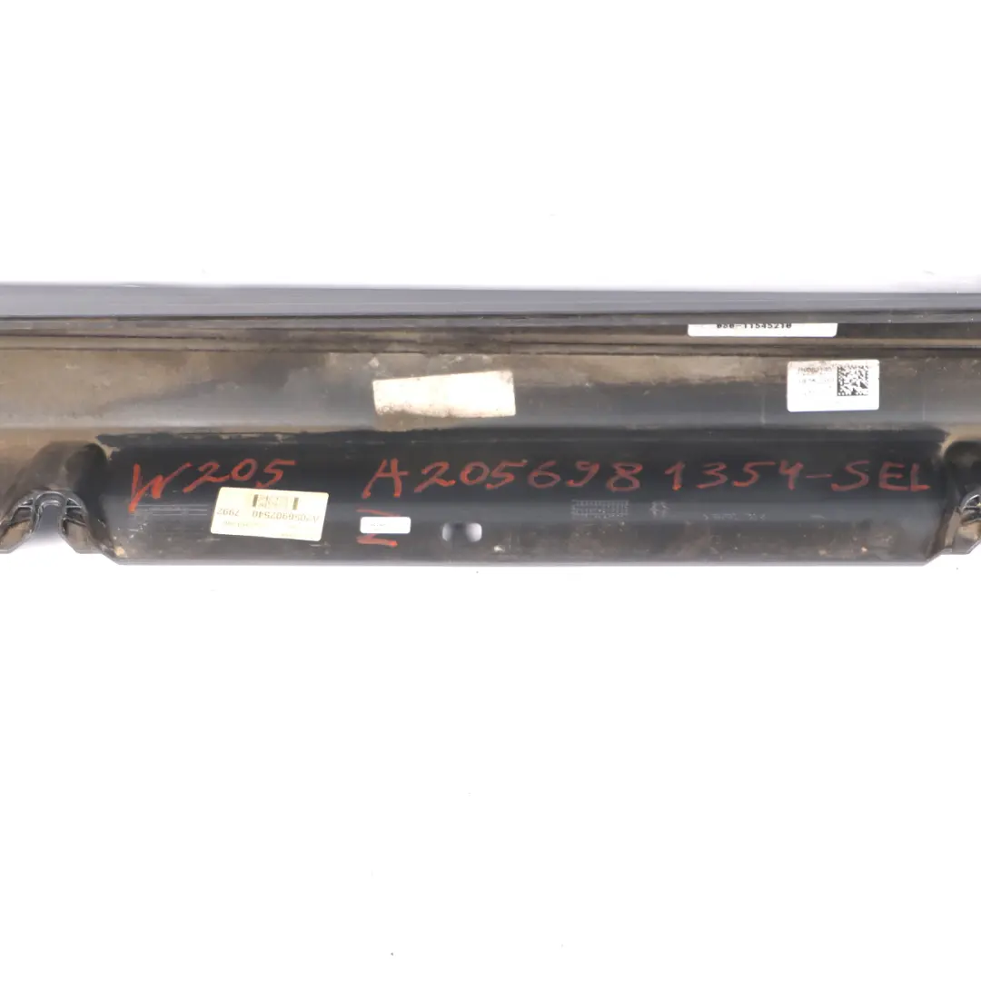 Mercedes W205 Side Skirt Left N/S Door Sill Cover Selenite Grey Metallic - 992 - SKU A2056981354-SEL - Part number A2056981354