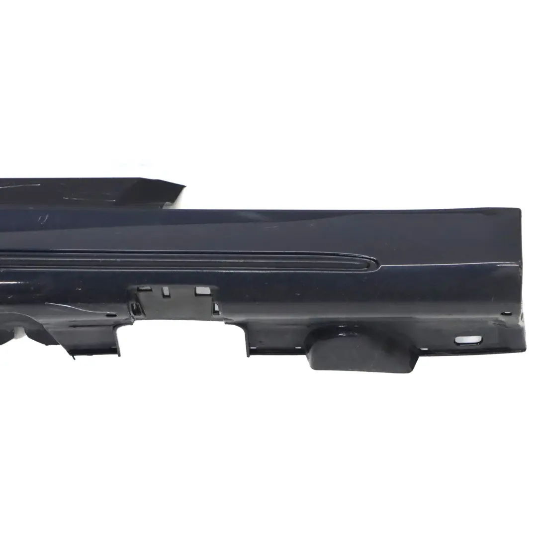 Mercedes W205 Side Skirt Right O/S Door Sill Cover Cavansite Blue Metallic - 890 - SKU A2056981454-CVB - Part number A2056981454