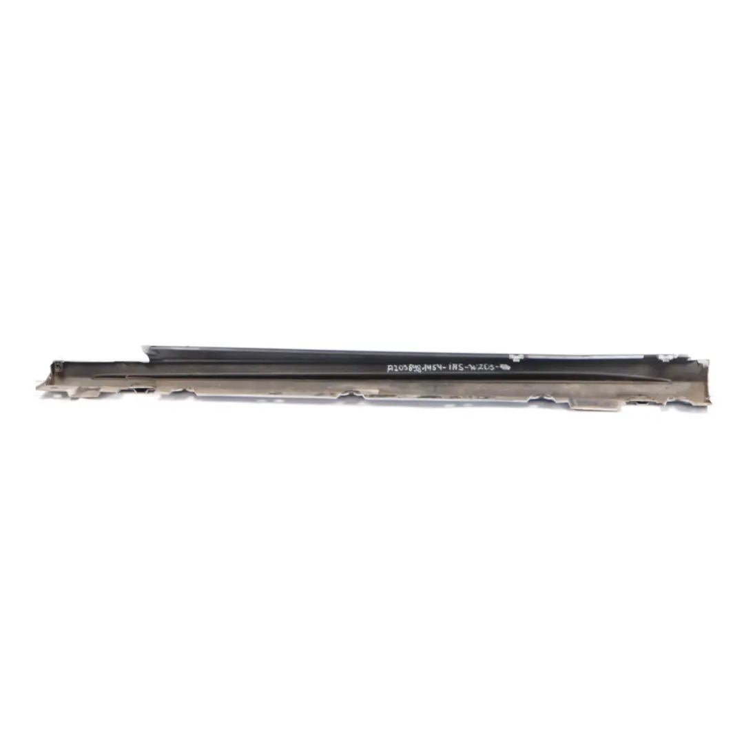 Mercedes W205 Side Skirt Right O/S Door Sill Cover Iridium Silver Metallic - 775 - SKU A2056981454-IRS - Part number A2056981454