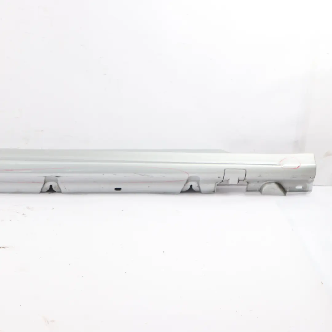Side Skirt Right O/S Door Sill Cover Iridium Silver Metallic - 775 to Mercedes W205 with Part number A2056981454 Mercedes W205 Side Skirt Right O/S Door Sill Cover Iridium Silver Metallic - 775 - SKU A2056981454-IRS - Part number A2056981454