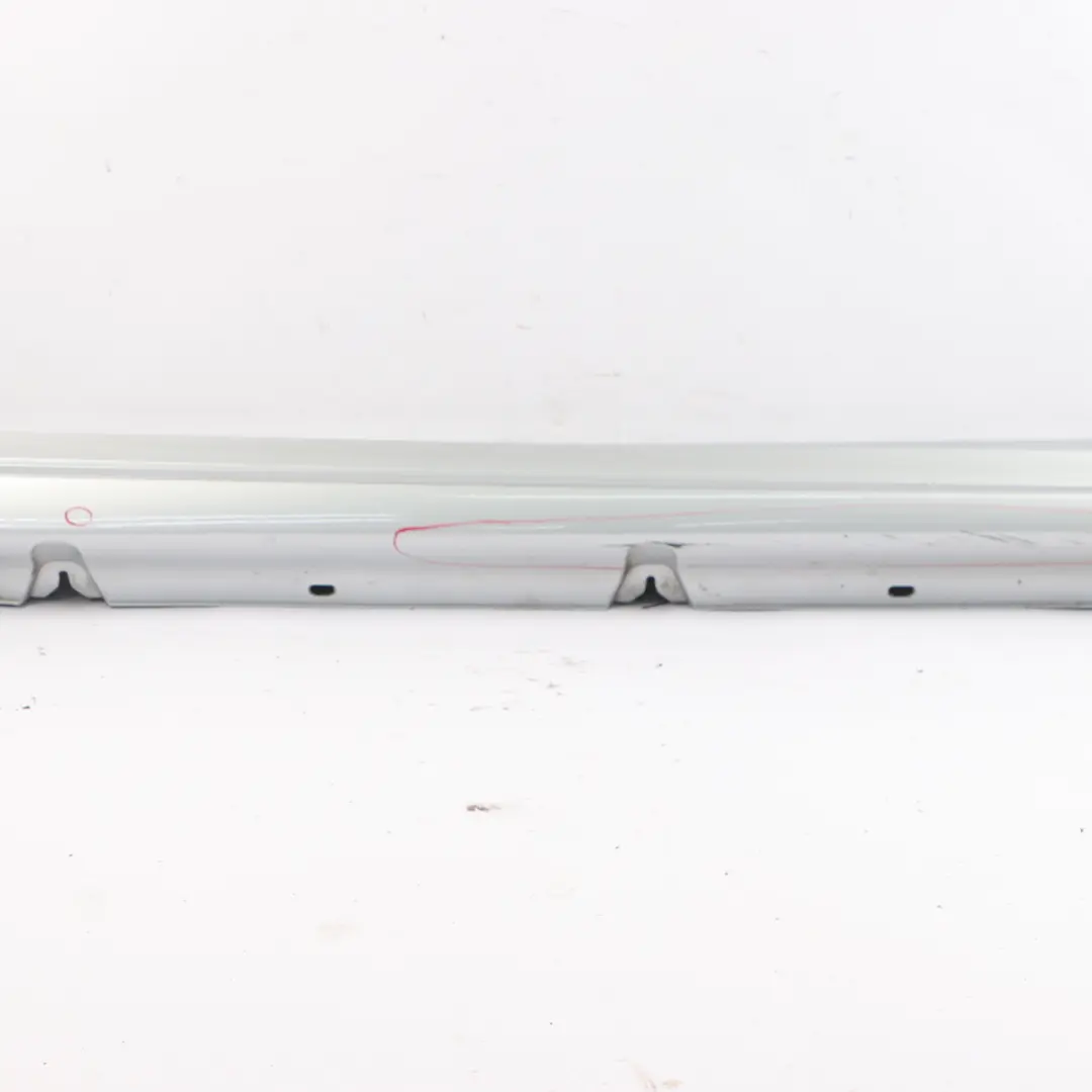 Side Skirt Right O/S Door Sill Cover Iridium Silver Metallic - 775 to Mercedes W205 with Part number A2056981454 Mercedes W205 Side Skirt Right O/S Door Sill Cover Iridium Silver Metallic - 775 - SKU A2056981454-IRS - Part number A2056981454