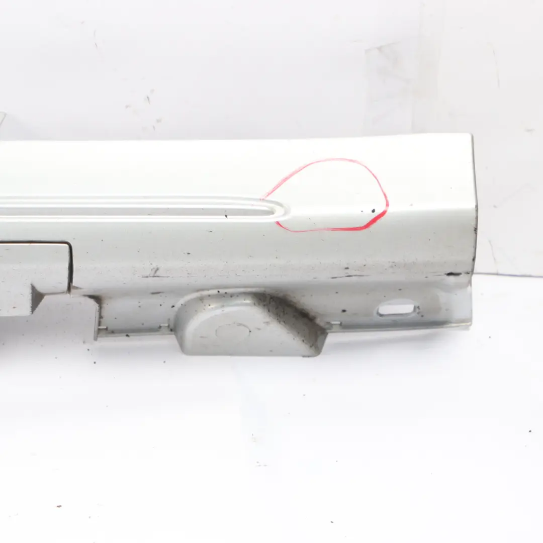 Mercedes W205 Side Skirt Right O/S Door Sill Cover Iridium Silver Metallic - 775 - SKU A2056981454-IRS - Part number A2056981454