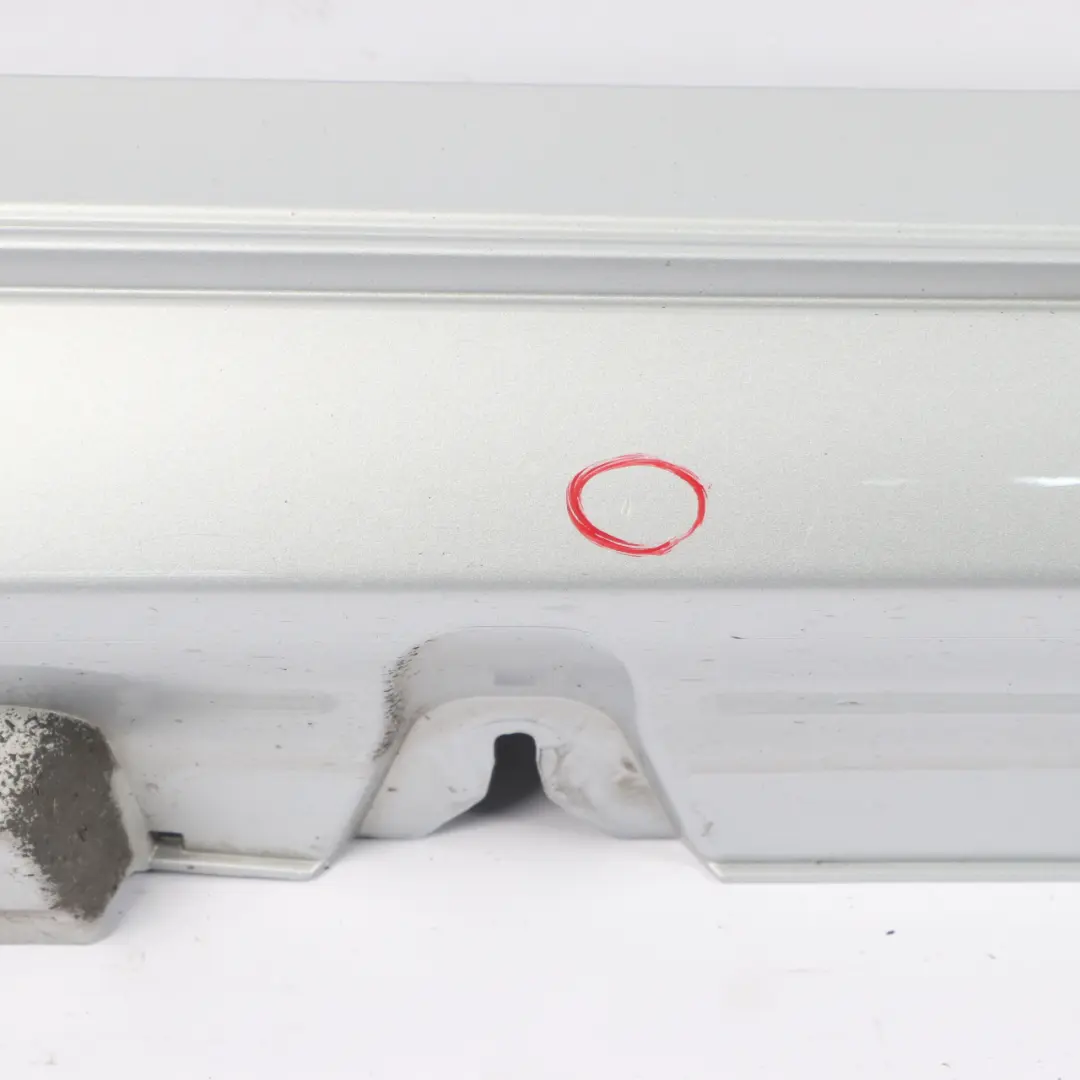 Side Skirt Right O/S Door Sill Cover Iridium Silver Metallic - 775 to Mercedes W205 with Part number A2056981454 Mercedes W205 Side Skirt Right O/S Door Sill Cover Iridium Silver Metallic - 775 - SKU A2056981454-IRS - Part number A2056981454